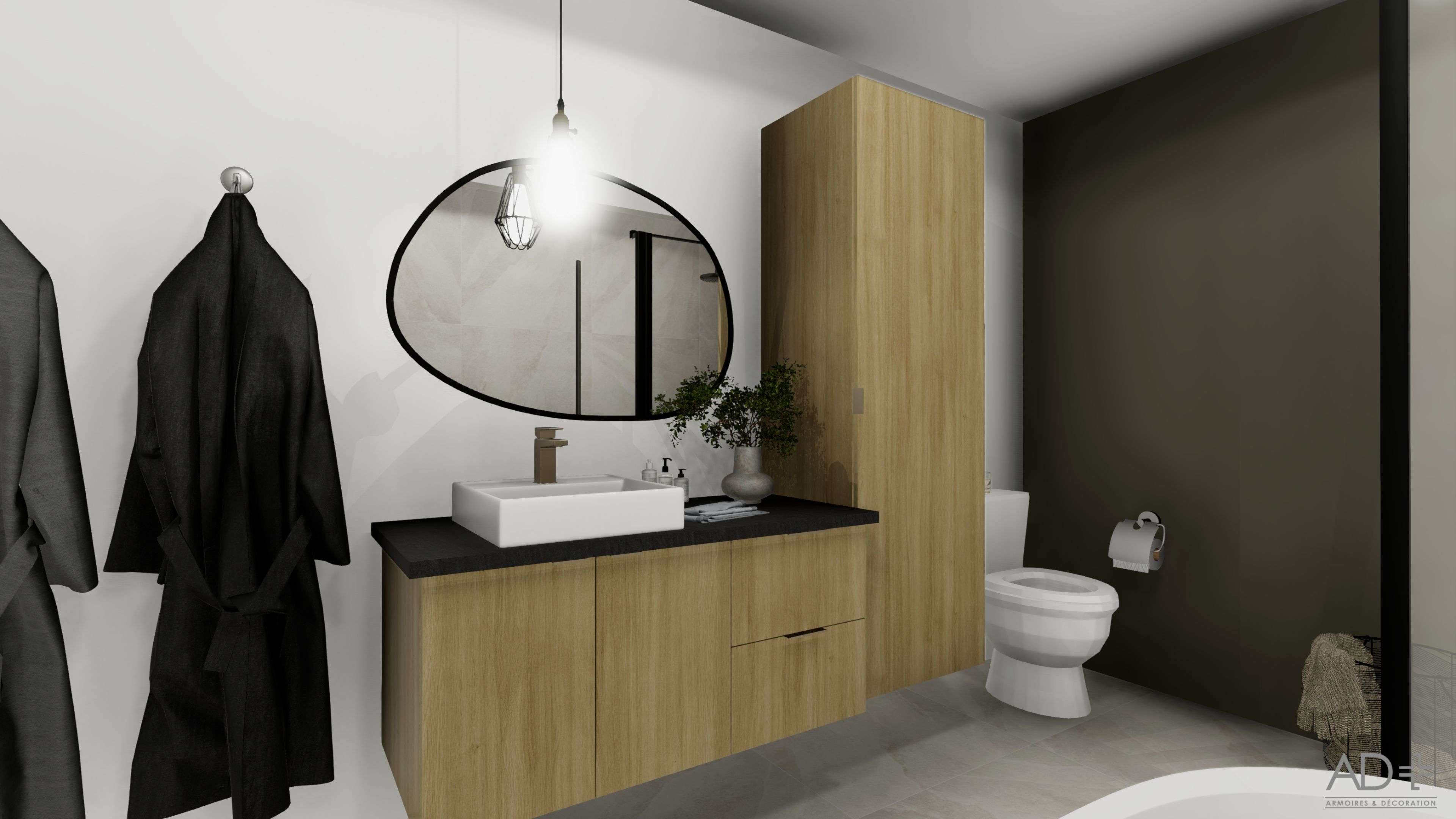 SALLE DE BAIN 2 PLAN FG
